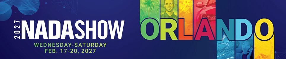Official NADA Show 2027 Orlando branding, February 17–20